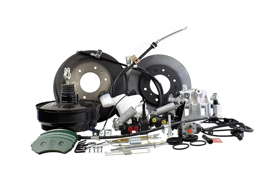 OEM-grade brake pads on white background — Kymon Parts